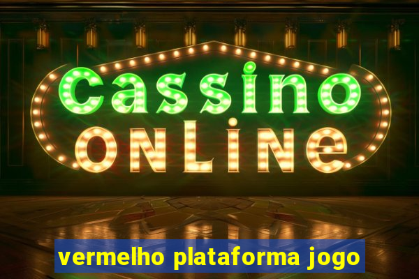 vermelho plataforma jogo